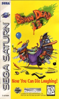 Brain Dead 13 Sega Saturn US box art